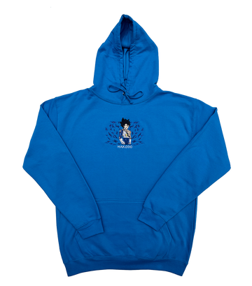 Hoodie - Vegeta inspired - Blau